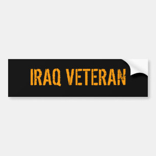 IRAQ VETERAN BUMPER STICKER