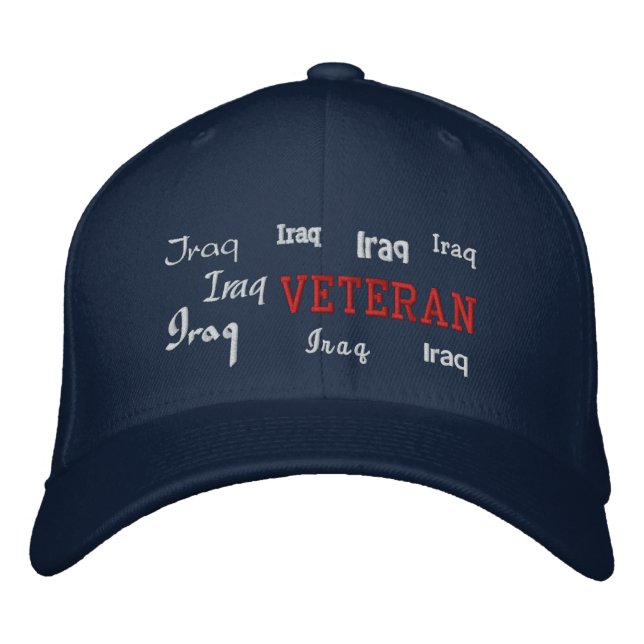 Iraq Veteran - Embroidered Hat (Front)