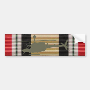 Iraq Veteran OH-58D Kiowa Warrior Bumper Sticker