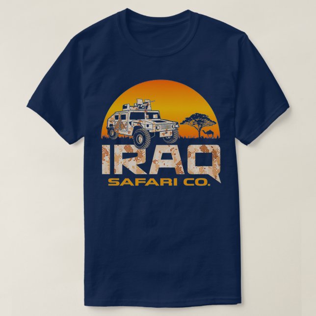 Iraq veteran Safari club Army vet gift Premium  T-Shirt (Design Front)