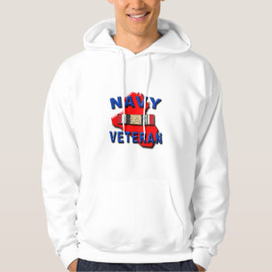 Iraq Veteran Service Ribbon, NAVY Hoodie