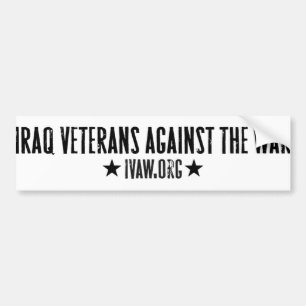 Iraq Veterans Against the War Bumper Sticker