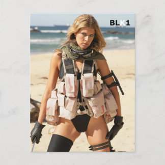 Iraq War Postcard - Swimsuit Model VJ7T5810