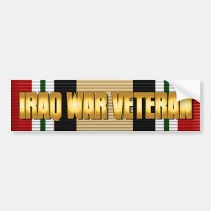 IRAQ WAR VETERAN BUMPER STICKER
