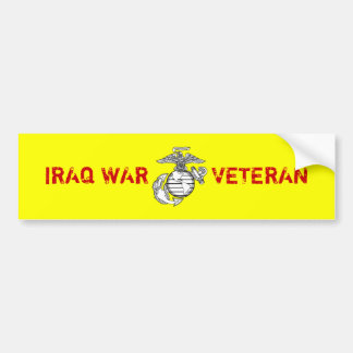 Iraq War Veteran Bumper Sticker