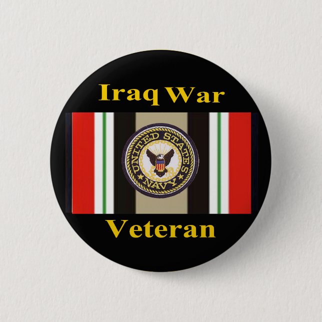Iraq War Veteran "Navy" Pin (Front)