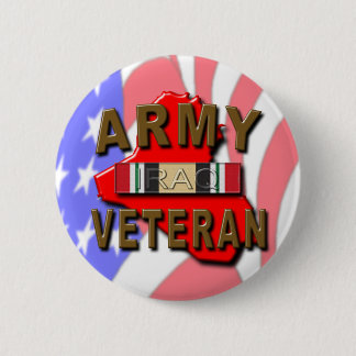 Iraq War Veteran Service Ribbon, ARMY 6 Cm Round Badge