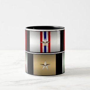 Iraqi & Afghanistan Campaign Medals Mug - OEF OIF