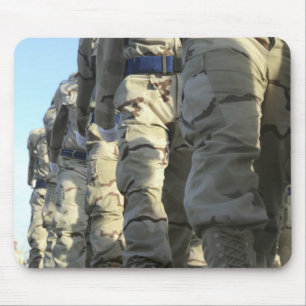 Iraqi air force recruits march mouse mat