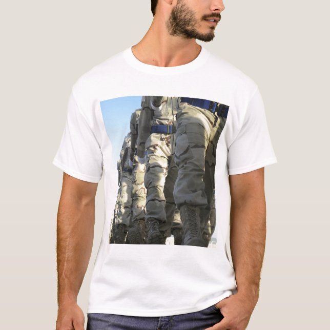 Iraqi air force recruits march T-Shirt (Front)