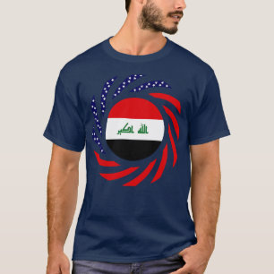 Iraqi American Multinational Patriot Flag T-Shirt