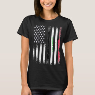 Iraqi American Patriot Grown Country USA Flags Str T-Shirt