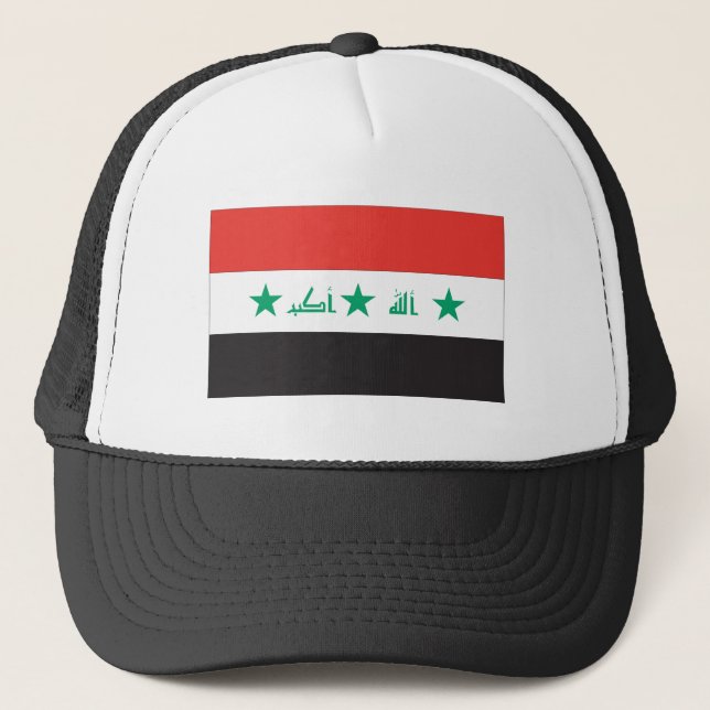 Iraqi Flag Trucker Hat (Front)