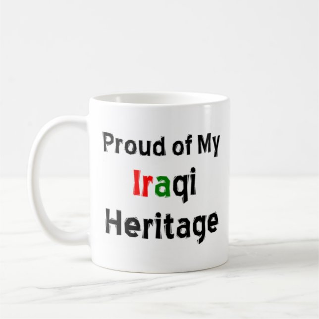 iraqi heritage coffee mug (Left)