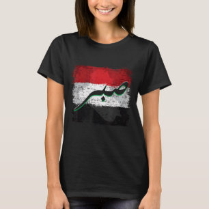Iraqi Patriot Iraq Flag Baghdad love Iraq Iraqi Ir T-Shirt