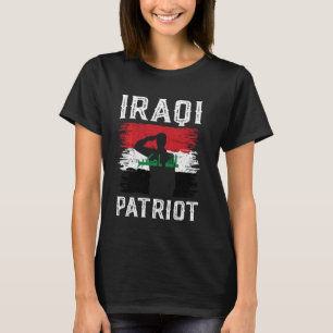 Iraqi Patriot Iraq Flag Baghdad love Iraq lover Ir T-Shirt