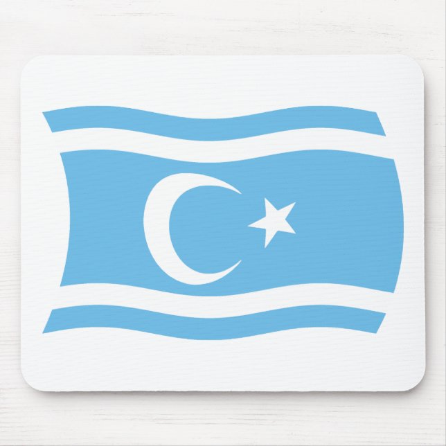 Iraqi Turkmen Flag Mousepad (Front)