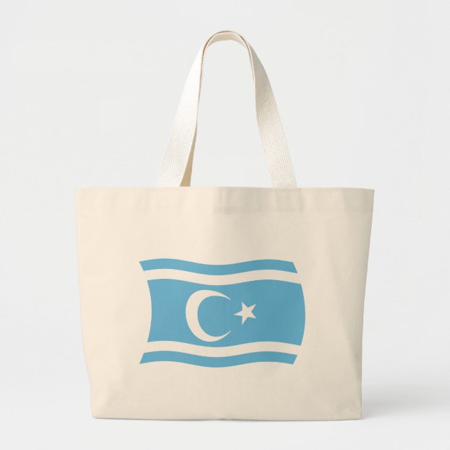 Iraqi Turkmen Flag Tote Bag (Front)