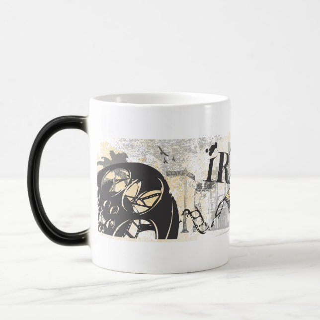 iRATE grunge mug (Left)