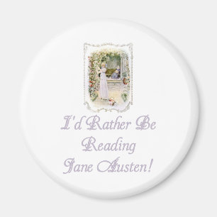 IRBR Jane Austen! Magnets, 2 shapes, 4 sizes Magnet