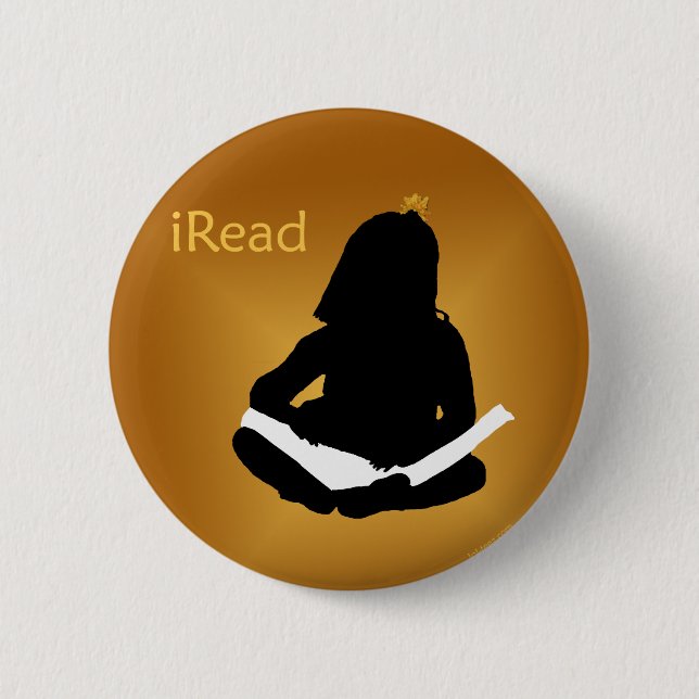 iRead 6 Cm Round Badge (Front)