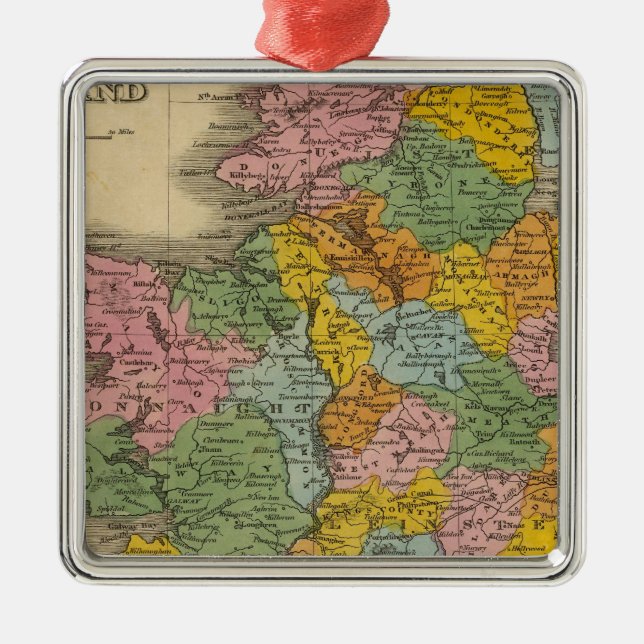 Ireland 10 metal tree decoration (Front)