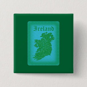 Ireland 15 Cm Square Badge