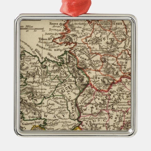 Ireland 18 metal tree decoration (Front)