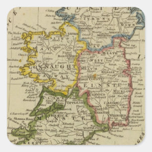 Ireland 19 square sticker