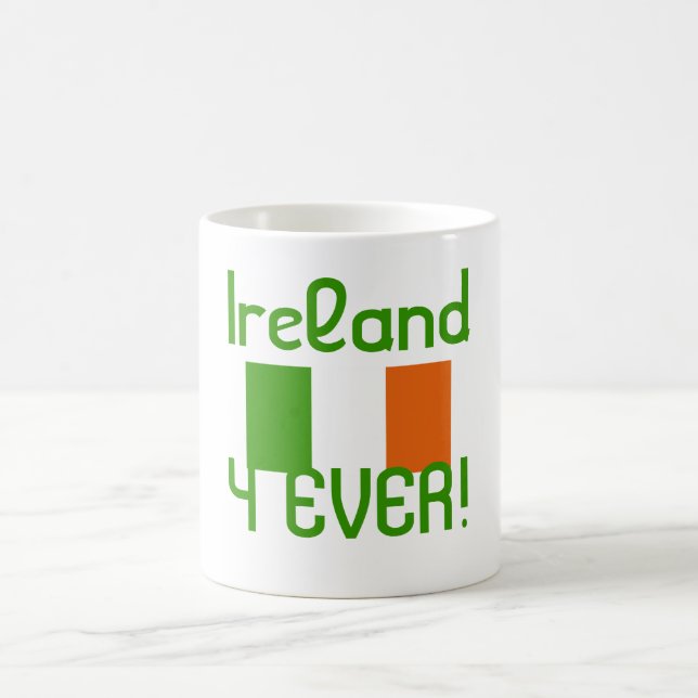 Ireland 4 ever/flag coffee mug (Center)