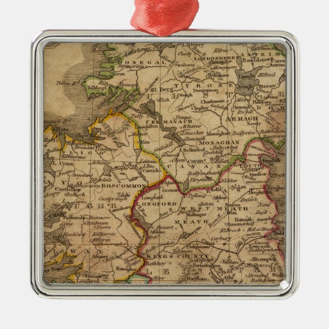 Ireland 4 metal tree decoration (Front)