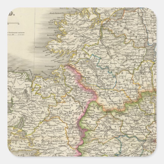 Ireland 4 square sticker (Front)