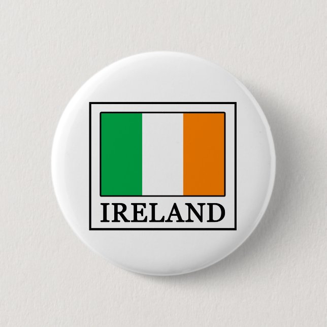 Ireland 6 Cm Round Badge (Front)