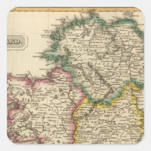 Ireland 7 square sticker