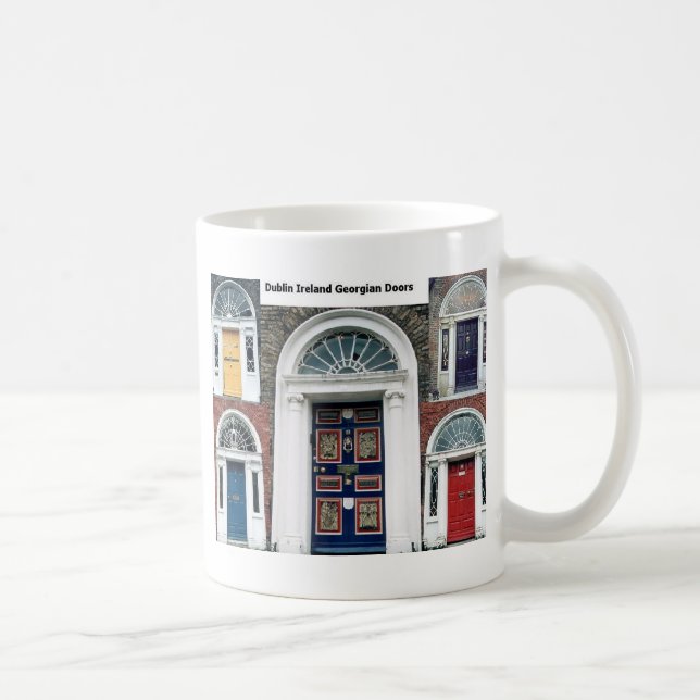 Ireland - Antique Dublin Doors Coffee Mug (Right)