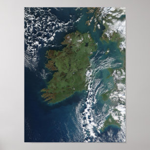 Ireland As Seen From The ISS Poster