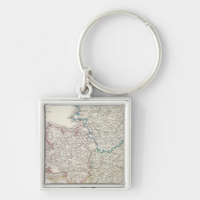 Ireland Atlas map Key Ring (Front)