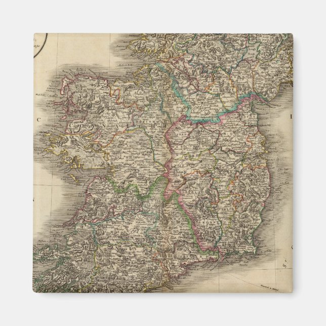 Ireland Atlas Map Magnet (Front)