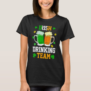 Ireland Beer Irish Drinking Team Shamrock St Patri T-Shirt