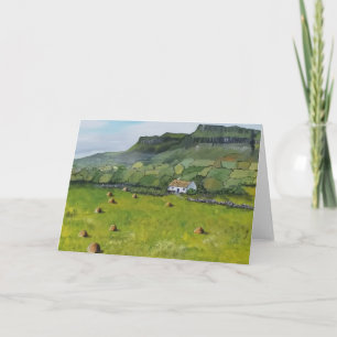 Ireland, Benbulben, Irish Greeting Card