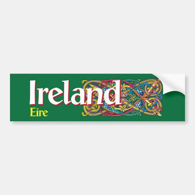 Ireland Bumper Sticker (Front)