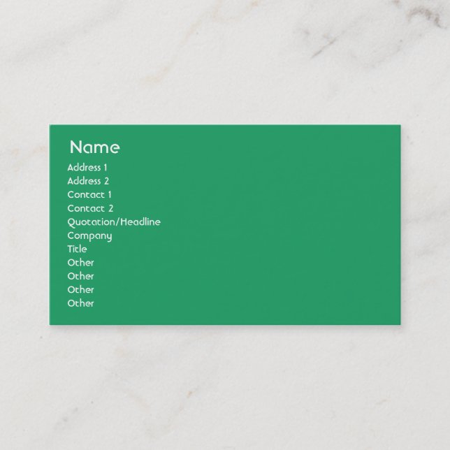 Ireland - Business Card (Front)
