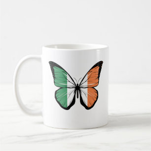 Ireland Butterfly Flag Coffee Mug