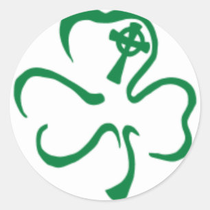 ireland classic round sticker