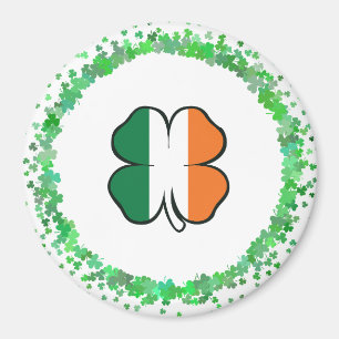 Ireland Clover Saint Patrick's Day Magnet