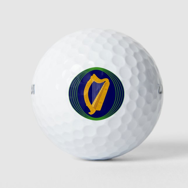 Ireland Coat of Arms Logo Golf Balls (Front)