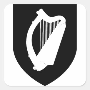 Ireland Coat of arms  Square Sticker