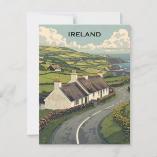 Ireland Cottage Postcard