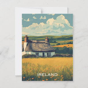 Ireland Cottage Postcard