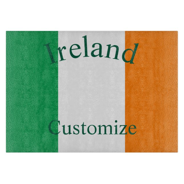 Ireland Country Flag Thunder_Cove Cutting Board (Front)